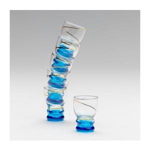 Sada 6x pohár na panáky číra modrá 8590828025979 vyobraziť