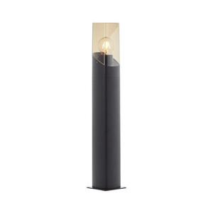 Brilliant - Vonkajšia lampa MINOU 1xE27/10W/230V 60 cm IP44 čierna/dymová 44312/93 vyobraziť