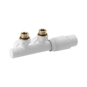 Bruckner - Pripojovacia termostatická sada pre stredové pripojenie WICHER biela 600.311.4 vyobraziť