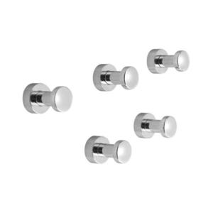 Aqualine - SADA 5x nástenný háčik SAMBA lesklý chróm SB122 vyobraziť