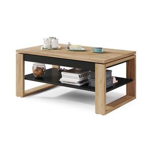 Konferenčný stôl so zdvíhacou doskou a poličkou NEA dub craft/čierna 5903631912801 vyobraziť