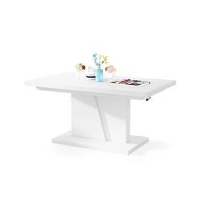 Rozkladací konferenčný stôl so zvíhacou doskou biela 5903631911224 vyobraziť