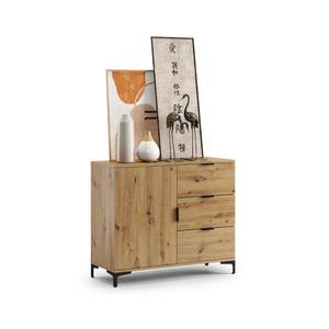 Komoda so zásuvkami LORA dub artisan 5903631914690 vyobraziť