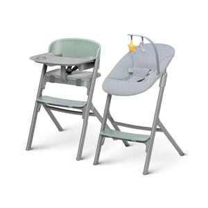 KINDERKRAFT SELECT-Detská jedálenská stolička LIVY Premium Olive green +ležadlo CALMEE KHLICA00GRE0000 vyobraziť