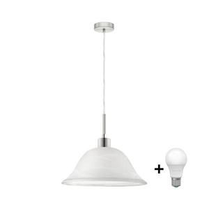 Eglo LED Luster na lanku 1xE27/60W/230V biela 1xEG32515+1xNSLA50010 vyobraziť