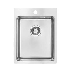 Deante ZPO_010E - Kuchynský drez OLFATO 50, 5x39 cm kefovaná oceľ ZPO_010E vyobraziť