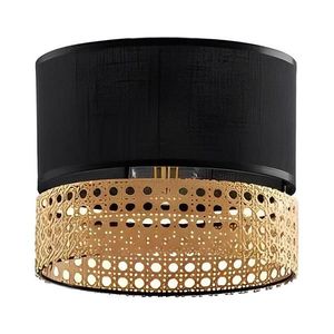Náhradné tienidlo k lustru PAGLIA E27 16x20 cm čierna/ratan 9417 vyobraziť