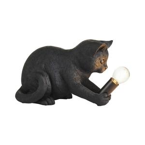 Endon 107390 - Stolná lampa KITTEN 1xE14/7W/230V čierna 107390 vyobraziť