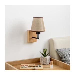Brilagi - Nástenná lampa NUBILA WOOD 1xE27/25W/230V dub/hnedá BG1561+BG1570 vyobraziť