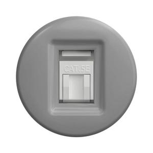 lap - Retro dátová zásuvka bez rámika šedá S/DATA vyobraziť