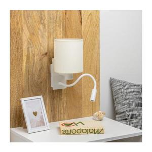 Brilagi - LED Nástenná lampa NUBILA 1xE27/25W/230V + LED/3W biela/krémová BG1559+BG1585 vyobraziť