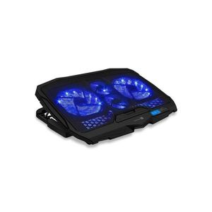 CONNECT IT CCP-2200-BK-Chladiaca podložka pre notebook 4x vent. 2xUSB čierna/modrá CCP-2200-BK vyobraziť