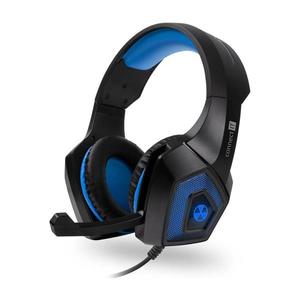 CONNECT IT CHP-5500-BL - LED Herné káblové slúchadlá s mikrofónom čierna/modrá CHP-5500-BL vyobraziť