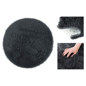 Okrúhly koberec Karvag tmavosivý vyobraziť