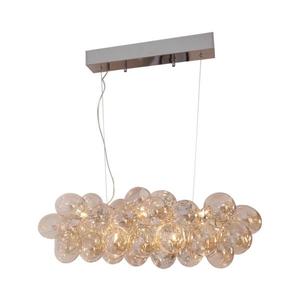 ByRydens 4200880-5503 - Luster na lanku GROSS BAR 8xG9/4W/230V dymová/hnedá 4200880-5503 vyobraziť