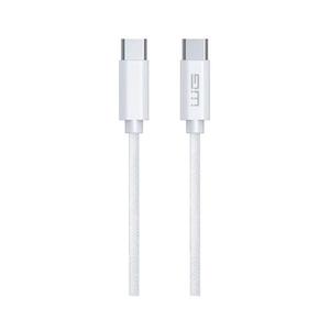 Winner Group - USB kábel USB-C / USB-C 60W 1m biela WINTYCTYC1MWH vyobraziť