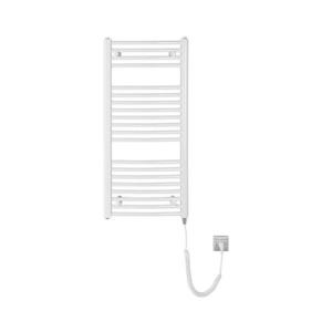 Aqualine - Kúpeľňový elektrický radiátor ORBIT-E 300W/230V 96 cm biela oblý ILEO94T vyobraziť