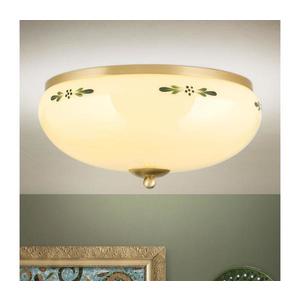 Orion DL 7-674 - Stropné svietidlo LANDHAUS 3xE27/60W/230V pr. 35 cm mosadz/béžová DL 7-674 MS/champ-grün vyobraziť