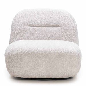 Otočné designové křeslo Giorgia šedo-béžové vyobraziť