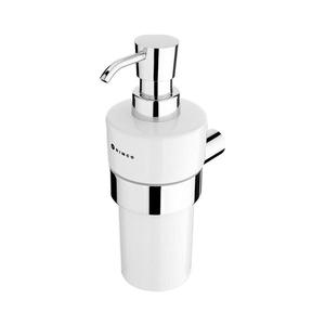 NIMCO BR 11031KN-26 - Nástenný dávkovač mydla BORMO 300 ml biela/lesklý chróm BR 11031KN-26 vyobraziť