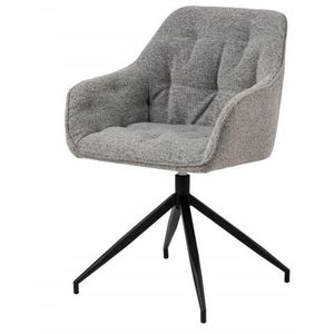 Otočné jídelní křeslo Brooke šedé vyobraziť