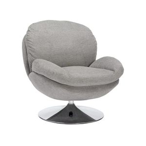 Otočné křeslo BRIGITTE šedé vyobraziť
