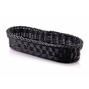 Oválný košík SINO 27x10x6 cm šedý vyobraziť