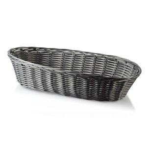 Oválný košík SINO 30x16, 5x7 cm světle šedý vyobraziť