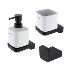 NIMCO MAC set-31K-T-90 -Dávkovač mydla, stojan na kefky a nástenný háčik MAYA MAC set-31K-T-90 vyobraziť