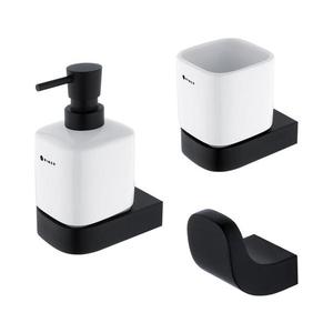 NIMCO NKC set-31K-T-90-Dávkovač mydla, stojan na kefky a nástenný háčik NIKAU NKC set-31K-T-90 vyobraziť