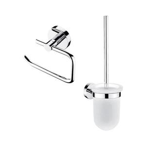 NIMCO UN set-94WN-26 - Nástenná WC štetka a držiak toaletného papiera UNIX chróm UN set-94WN-26 vyobraziť