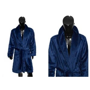Pánský fleecový župan COMFORT KING vel. XXL tmavě modrý vyobraziť