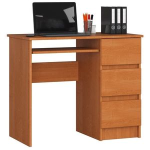 Písací stôl A-6 90 cm jelša pravý vyobraziť