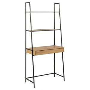 Písací stôl s regálom Seaford dub riviéra vyobraziť