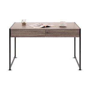 Písací stôl Škandinávskeho štýlu - hnedý vyobraziť