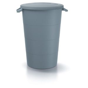 Plastová nádoba s úchyty Smooth světle šedá vyobraziť