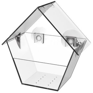 Plastové krmítko BIRDOS průhledné vyobraziť