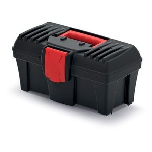 Plastový kufr na nářadí CALIDER 30 cm černo-červený vyobraziť