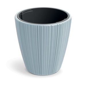 Plastový květináč OROS světle šedý matný vyobraziť