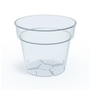 Plastový květináč PLANTIS transparentní vyobraziť