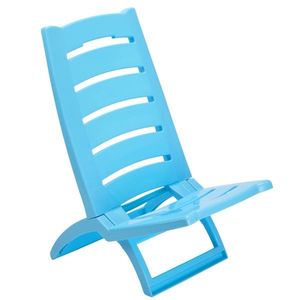 Plážové lehátko Tirreno modré vyobraziť