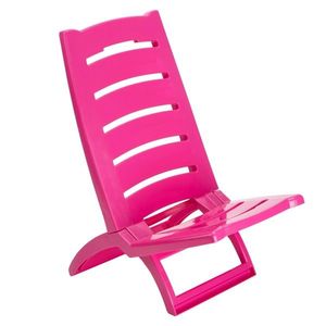 Plážové lehátko Tirreno růžové vyobraziť