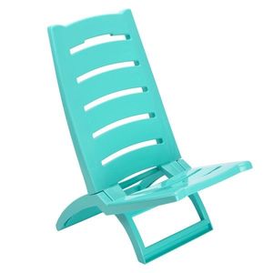 Plážové lehátko Tirreno tyrkysové vyobraziť