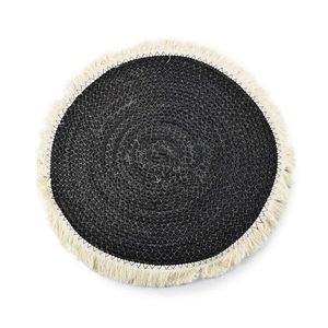 Podložka na stůl z mořské trávy Bali II 38 cm černá/bílá vyobraziť