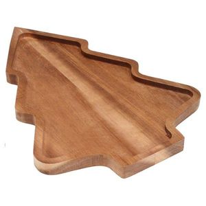 Podnos z akáciového dřeva TREE hnědý vyobraziť