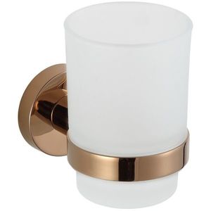 Pohár na zubné kefky MEXEN REMO ružovo zlatý vyobraziť