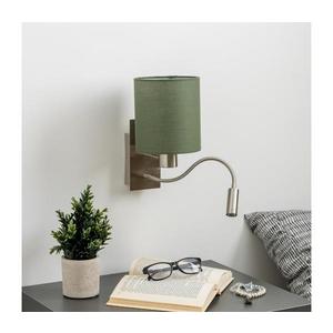 Brilagi - LED Nástenná lampa NUBILA 1xE27/25W/230V + LED/3W chróm/zelená BG1556+BG1576 vyobraziť