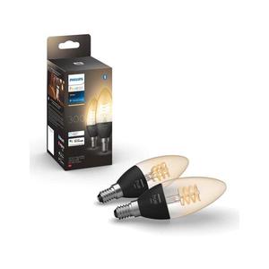 SADA 2x LED Stmievateľná žiarovka Philips Hue WHITE FILAMENT E14/4, 5W/230V 2100K 871951430221100 vyobraziť
