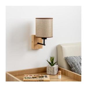 Brilagi - Nástenná lampa NUBILA WOOD 1xE27/25W/230V dub/hnedá BG1561+BG1583 vyobraziť