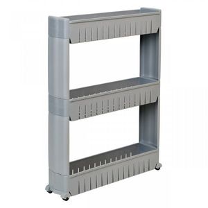Pojazdný regál na kolieskach Royala sivý vyobraziť
